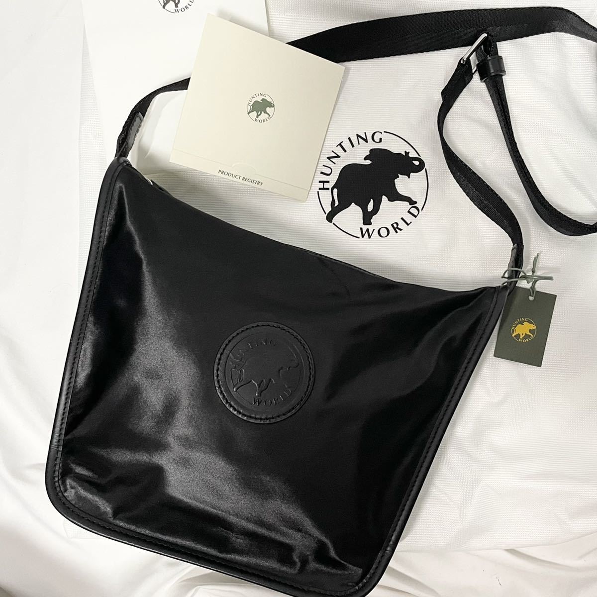極美品】ハンティングワールド ボストンバッグ 2way 大容量