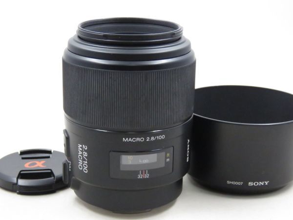 18656Y4]☆極上美品☆SONY 100mm F2.8 Macro SAL100M28 フード付き