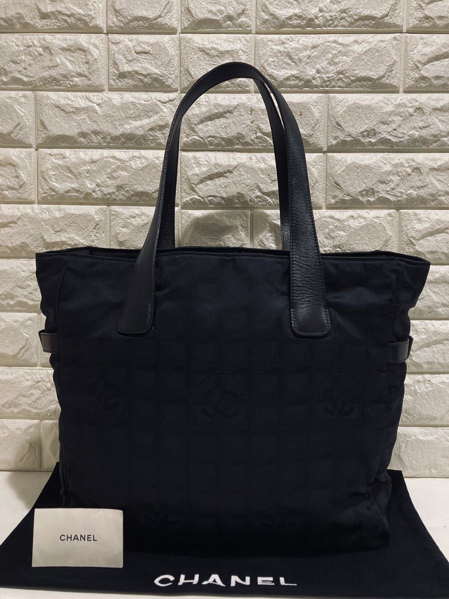 CHANEL】超美品 シャネル ニュートラベルライン トート GM バッグ 