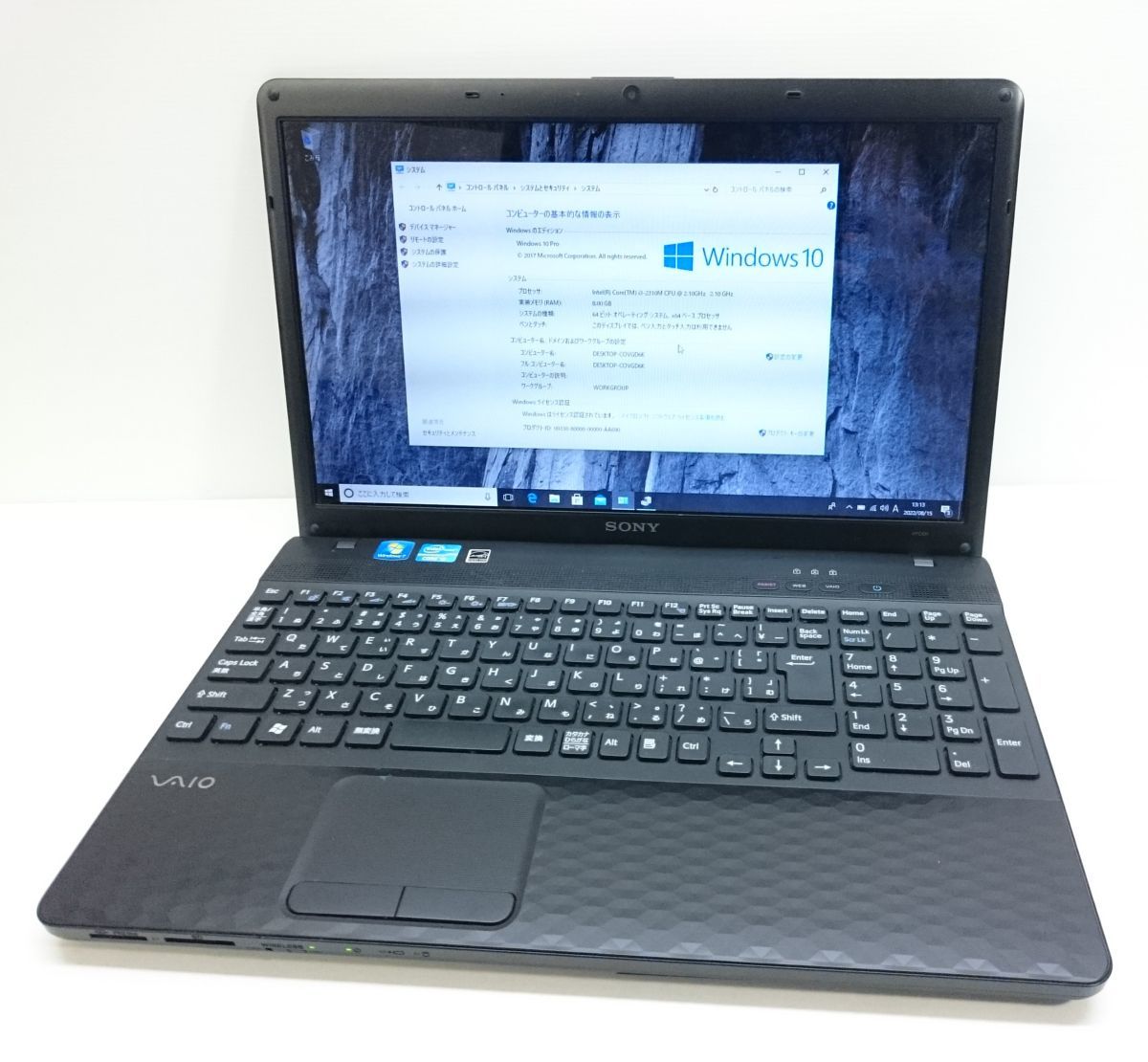 SONY 15.5インチ VAIO VPCEH Win10/Core i3-2310M [M5532