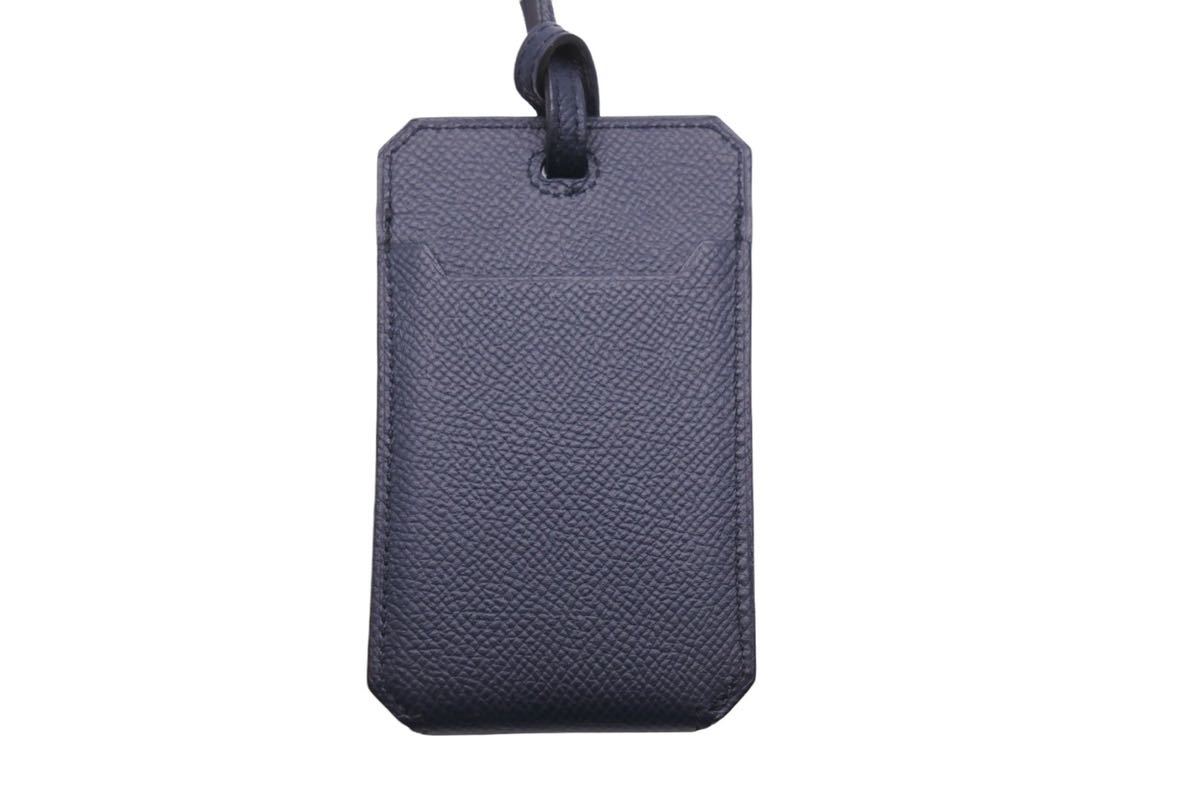 新品同様 HERMES エルメス シティ カードケース ネックストラップ 