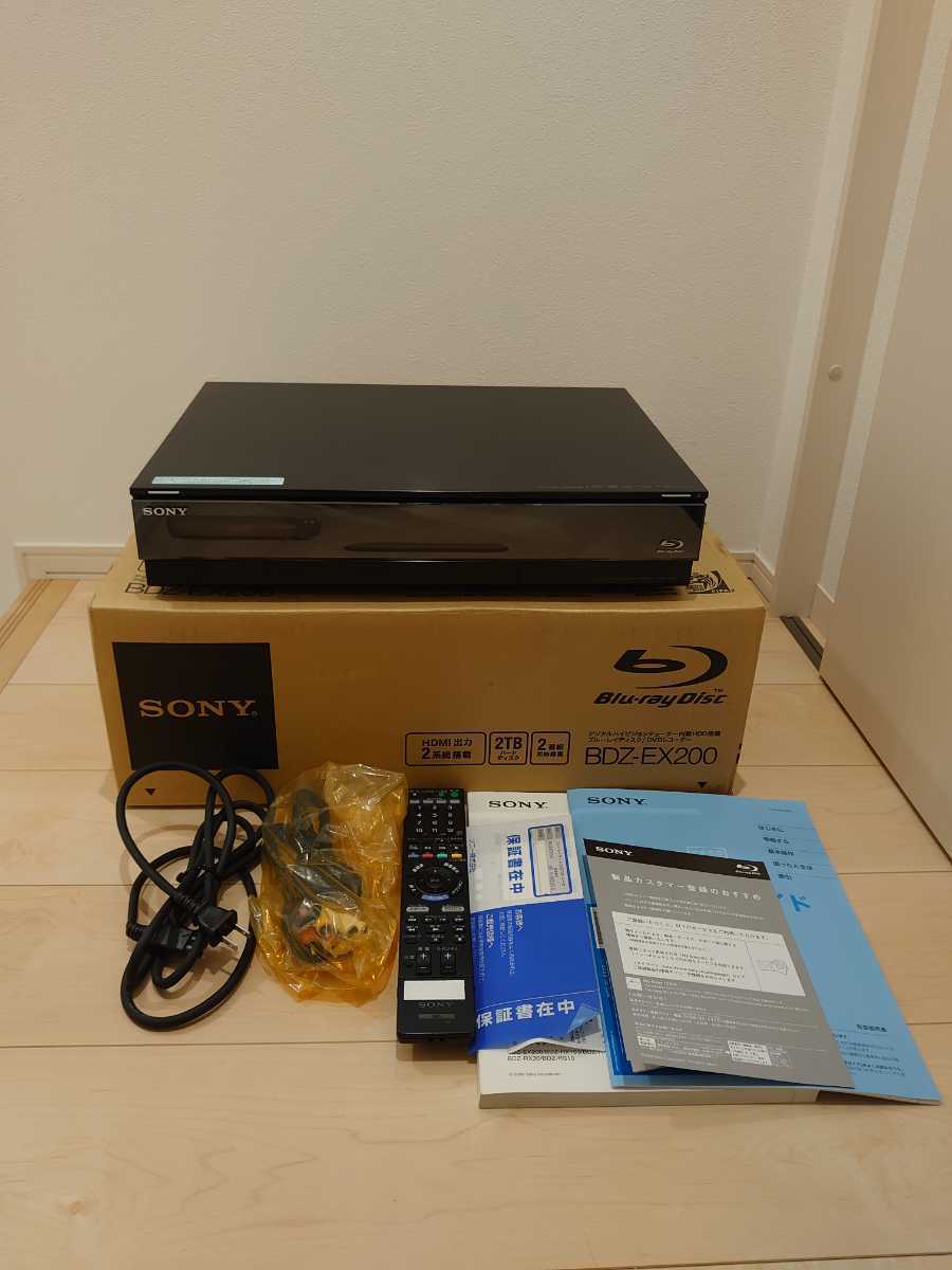 ☆SONY BDZ－EX200 HDD 2TB 【ジャンク品】☆ ソニー BDZ