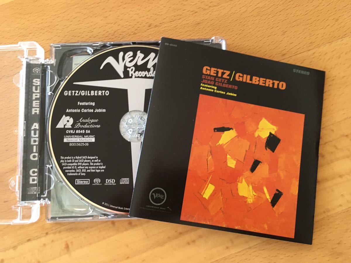 安い，人気SALE Stan Getz / Joao Gilberto Featuring Antonio Carlos Jobim Getz / Gilberto Hybrid SACD Analogue Productions : CVRJ 8545 SA(ジャズ一般)｜売買されたオークション情報、yahooの商品情報をアーカイブ公開 - オークファン ジャズ一般