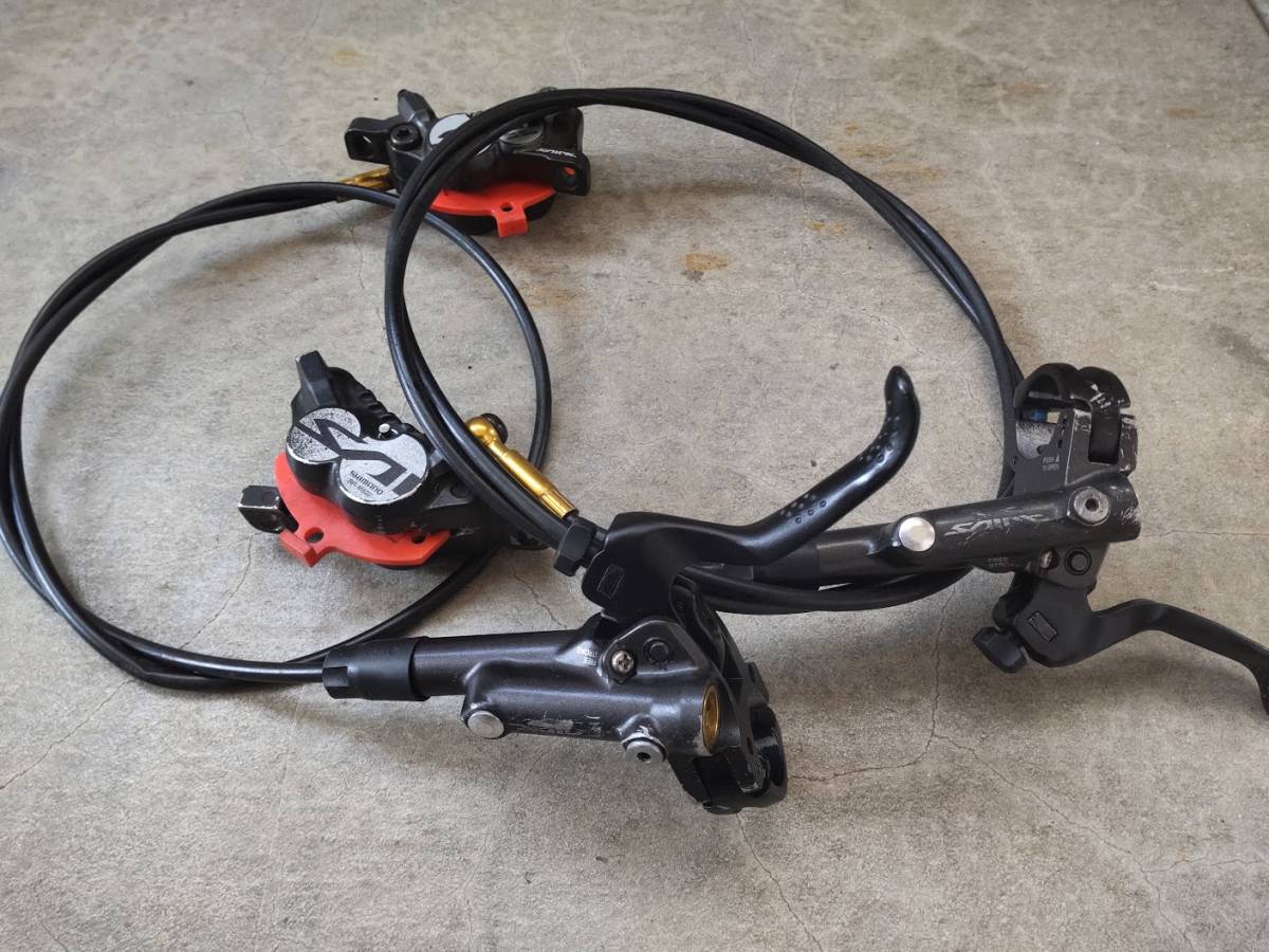 SHIMANO SAINT ディスクブレーキセット 中古品 下文をよく読んでから