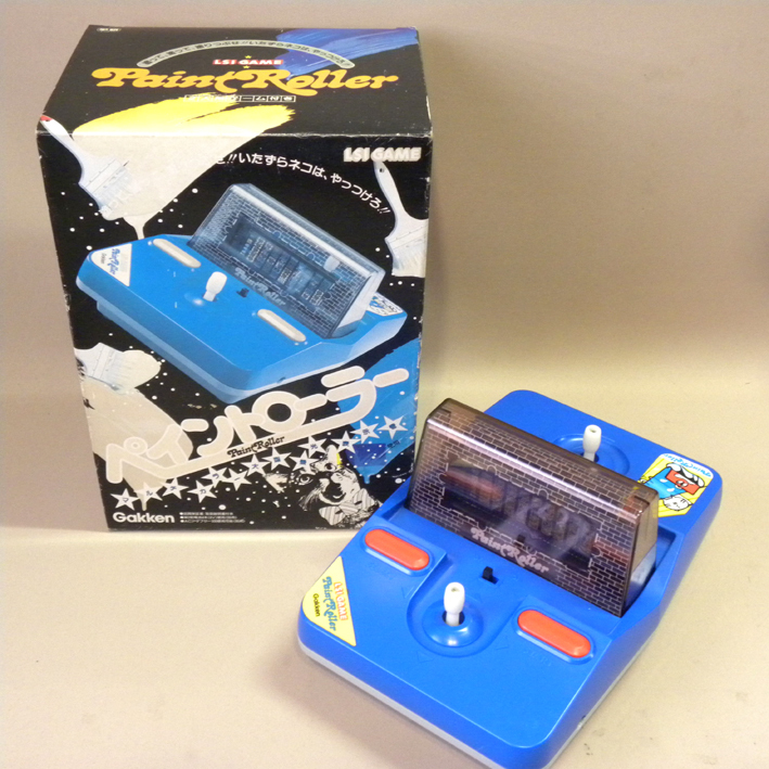 LSIゲーム レトロゲーム ペイントローラー PaintRoller 学研 週刊電子