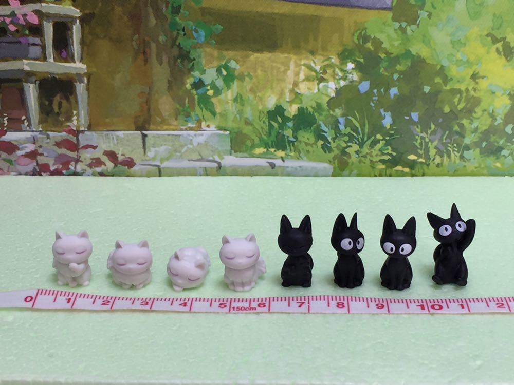 600円 名作 キーホルダー スタジオジブリ 角野栄子 二馬力 魔女の宅急便 黒猫 白