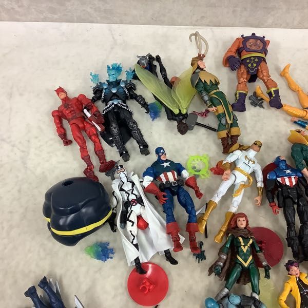 marvel マーベル　フィギュア　ジャンク まとめ売り 1円～ 訳あり ジャンク マーベル フィギュア スパイダーマン