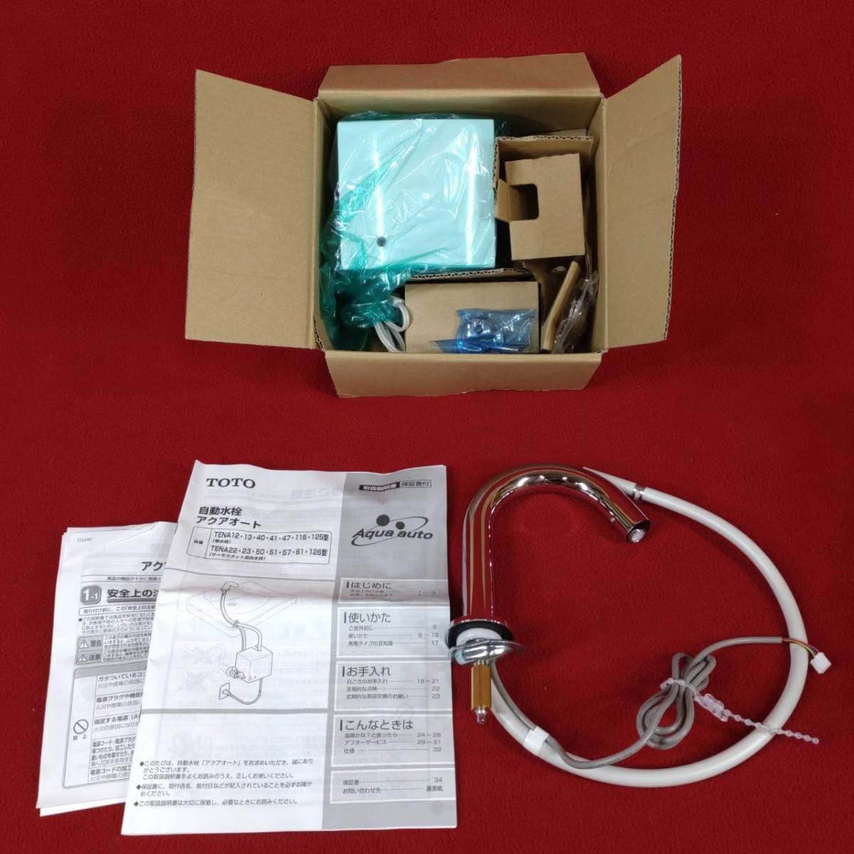  ⑬ TOTO アクアオート 台付自動水栓 TENA50A2 台付サーモ 電器温水器用 一般地用 スパウト長さ105mm リフォーム 水道工事(水栓、蛇口)｜売買されたオークション情報、yahooの商品情報をアーカイブ 洗面、洗濯