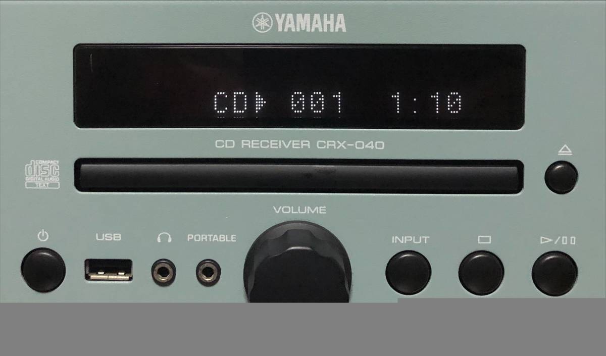YAMAHA CRX-040+NS-BP80 マイクロコンポーネントシステム NS-BP80 CD