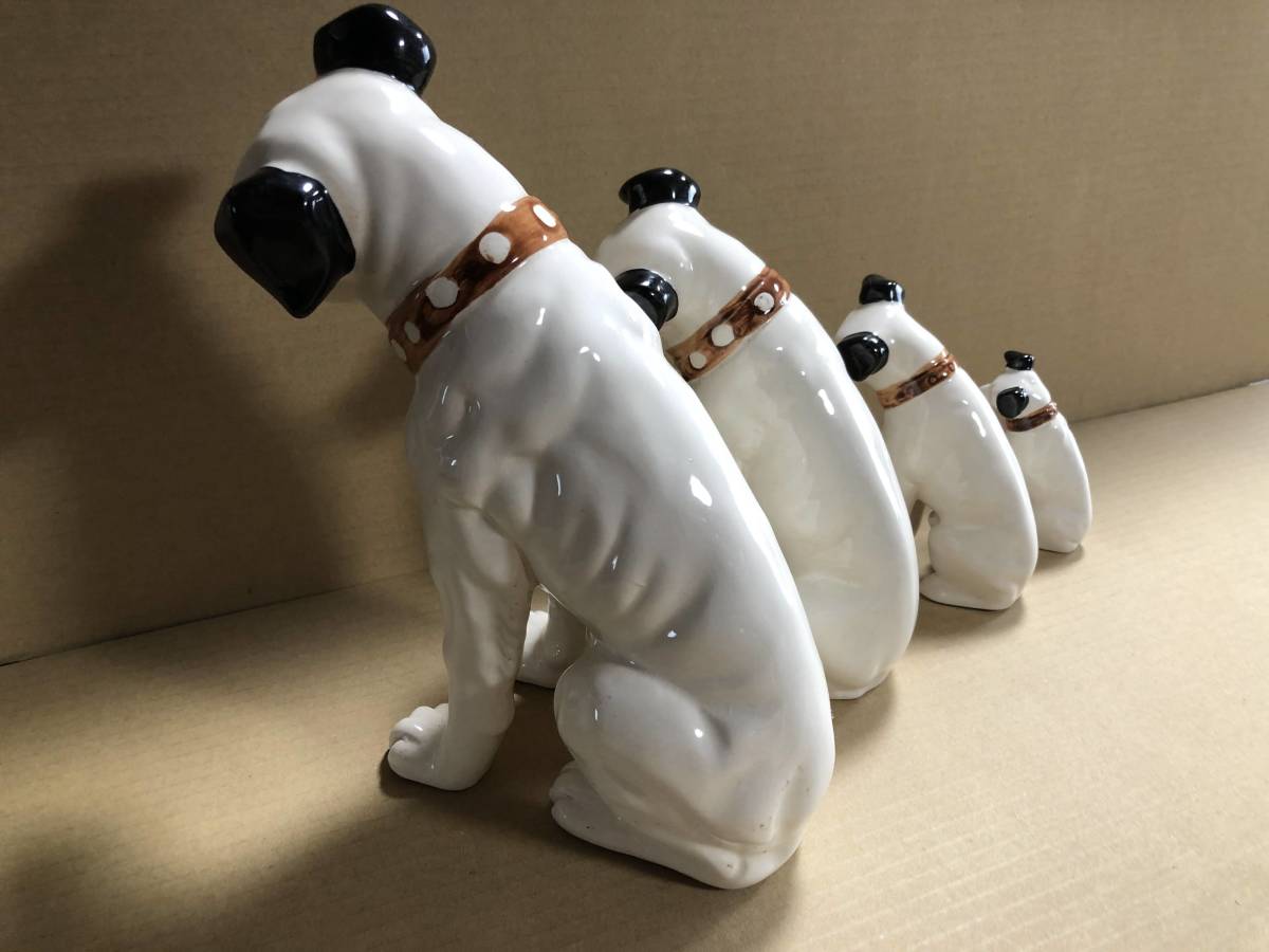 ビクター犬 Victor 置物 昭和レトロ ニッパー 陶器製 ビクター 犬 
