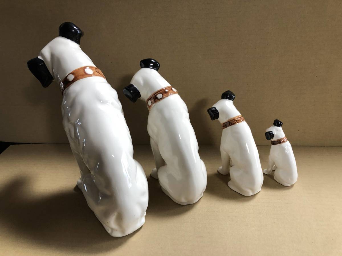 ビクター犬 Victor 置物 昭和レトロ ニッパー 陶器製 ビクター 犬 