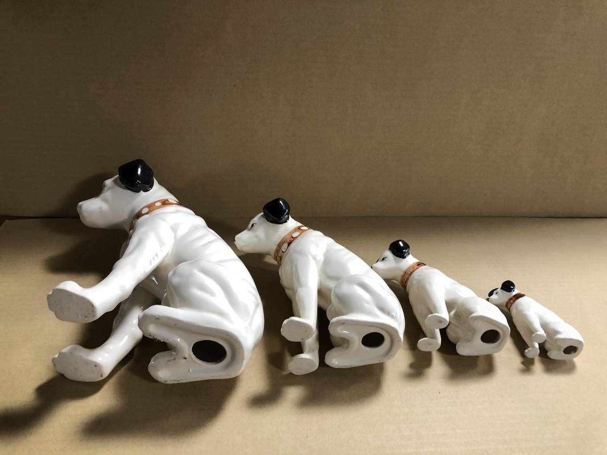 ビクター犬 Victor 置物 昭和レトロ ニッパー 陶器製 ビクター 犬 