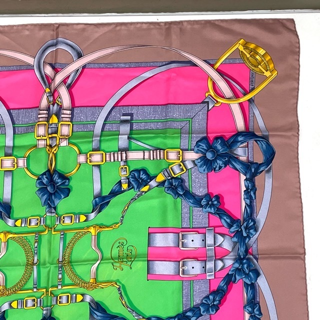 HERMES エルメス カレ90 Grand Manege Bandana グランマネージュ