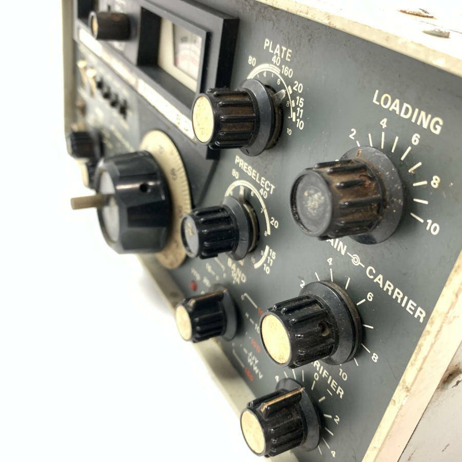 YAESU FT-101BS SSB トランシーバー 改造100W 11Pプラグ付き◇ジャンク