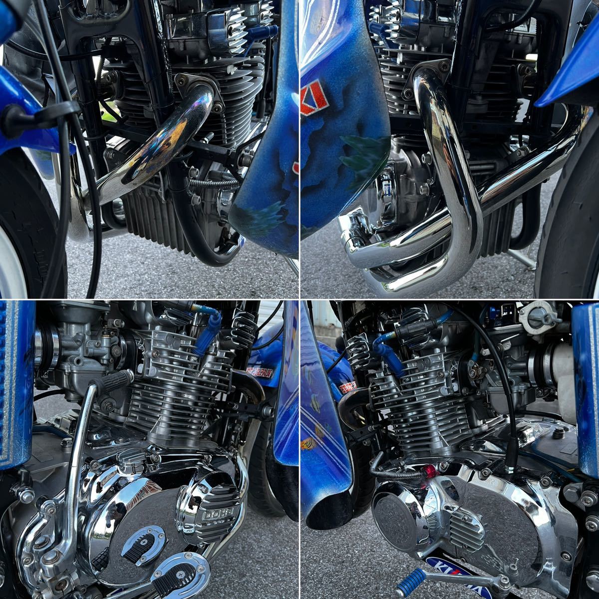 GS400 純正 フロントフェンダー メッキ GS400 純正 メッキ フェンダー GS400純正 メッキ フェンダー