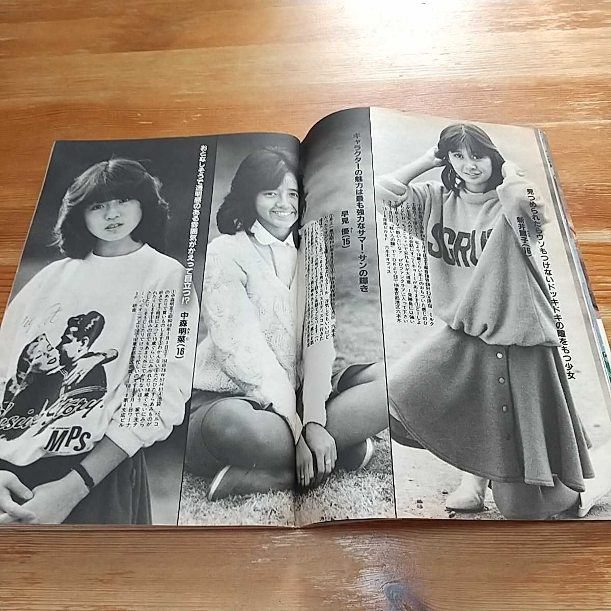 週刊プレイボーイ 1982 昭和57年 2/9 甲斐智枝美 ドリーンピンナップ