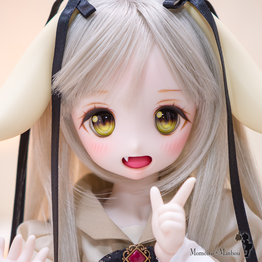 MDD向け カスタム アイ ＋ ヘッド DDH-01 □Momoiro＊Manbou 開口 SW 