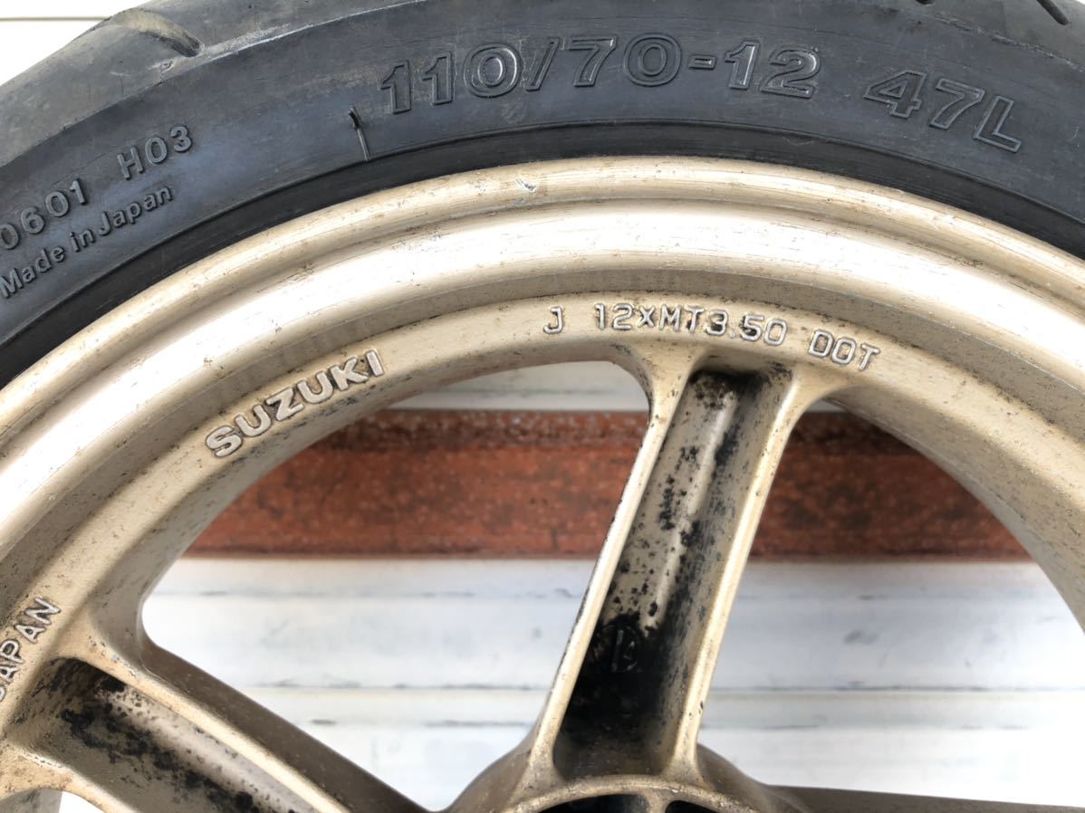 アドレス110 スズキ ストマジ110日記（アドレス110ホイールネタと