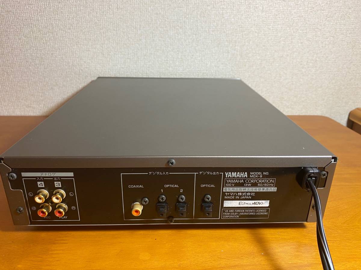 【美品】YAMAHA MDレコーダー MDX-9 美品】YAMAHA MDレコーダー MDX-9 美品】YAMAHA MDレコーダー MDX-9