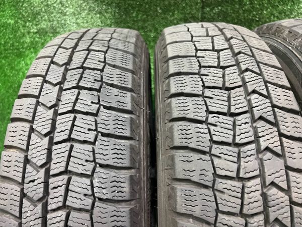 21年製 ダンロップ ウィンターマックスWM02 155/65R14 アルミホイール