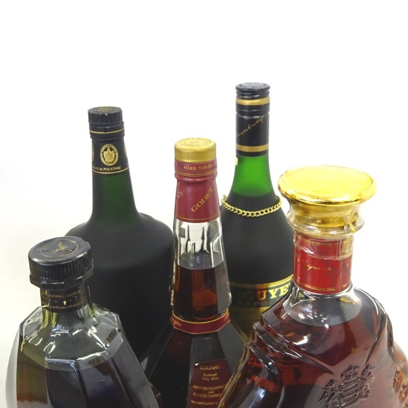 コニャックブランデー 5本セット 700/750/1000ml コニャック XO 未開栓