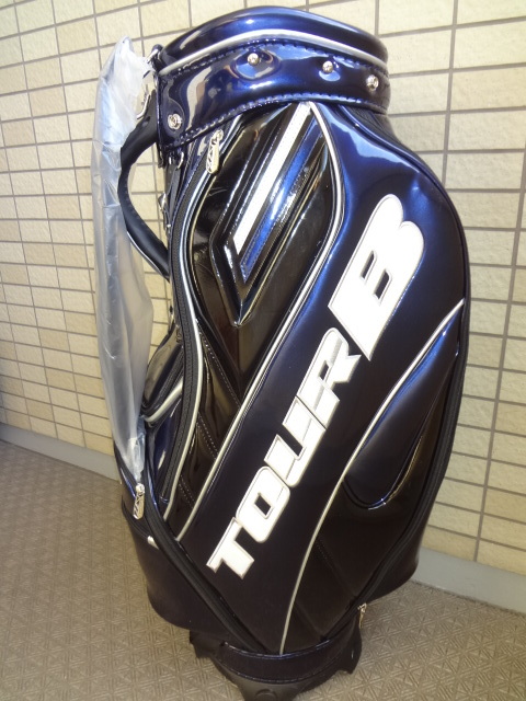 ブリヂストン (TOUR B) 総エナメル キャディバック (CBG911) USED美品