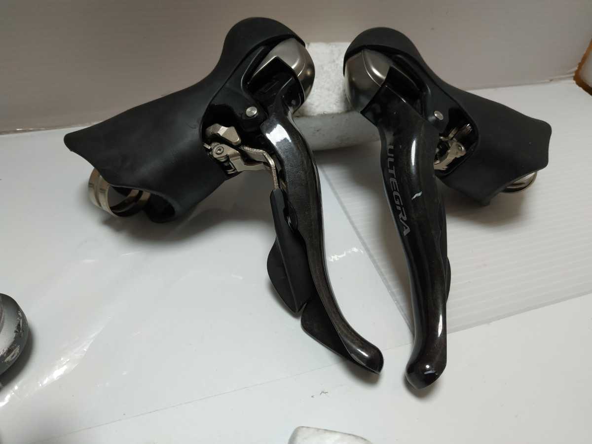即決 良品 ULTEGRA 6700 コンポセット50-34T 銀 シルバー アルテグラ 
