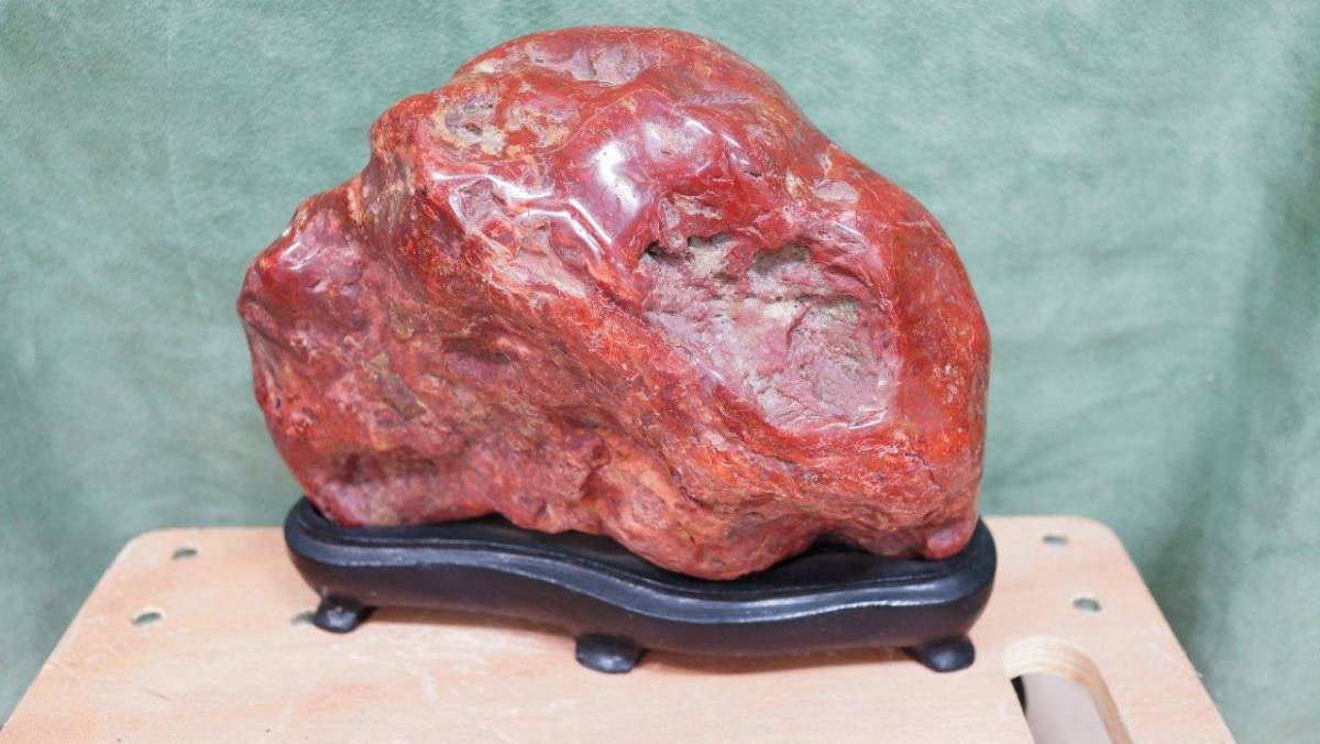 4 鑑賞石 赤玉石 赤石 赤玉錦紅石 錦石 飾石 天然石 水石 原石