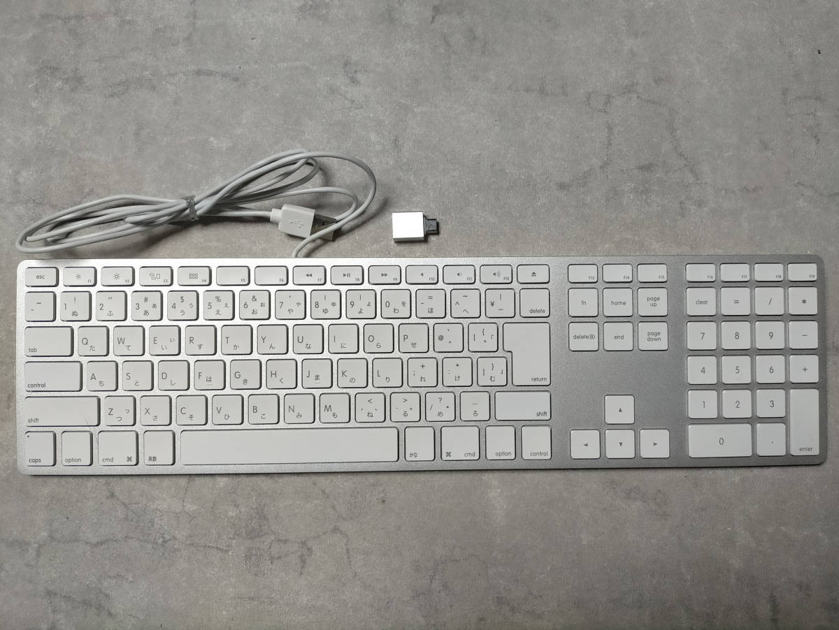 低価，2026 Mac用キーボード MATIAS Matias Wired Aluminum Keyboard for Mac 有線キーボード 日本語配列/シルバー FK318S-JP(キーボード)｜売買されたオークション情報、yahooの商品情報をアーカイブ公開 - オークファン キーボード