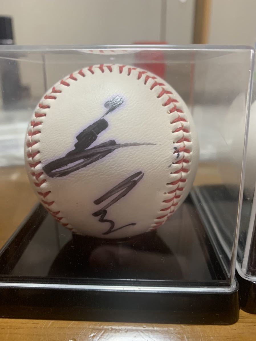 阪神タイガース 村山実氏&江夏豊氏直筆サインボール
