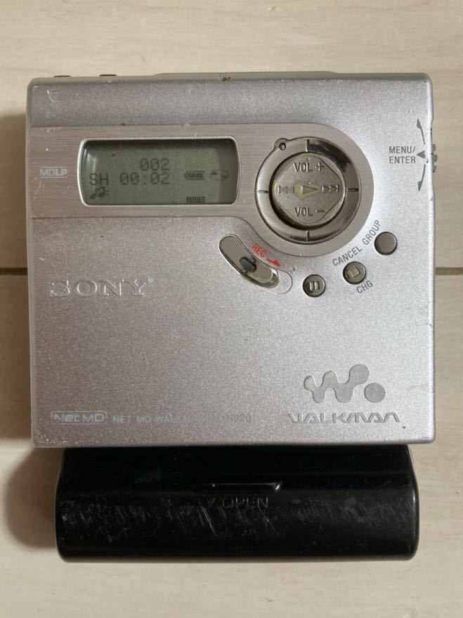 SONY RECORDING MD walkman MZ-N920 本体 動作品 リモコン ガム電池