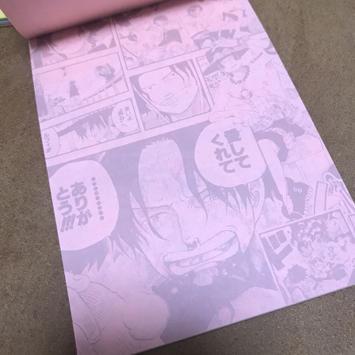 ONE PIECE展 2012 名場面メモ帳2冊 & ミニクリアファイル セット 