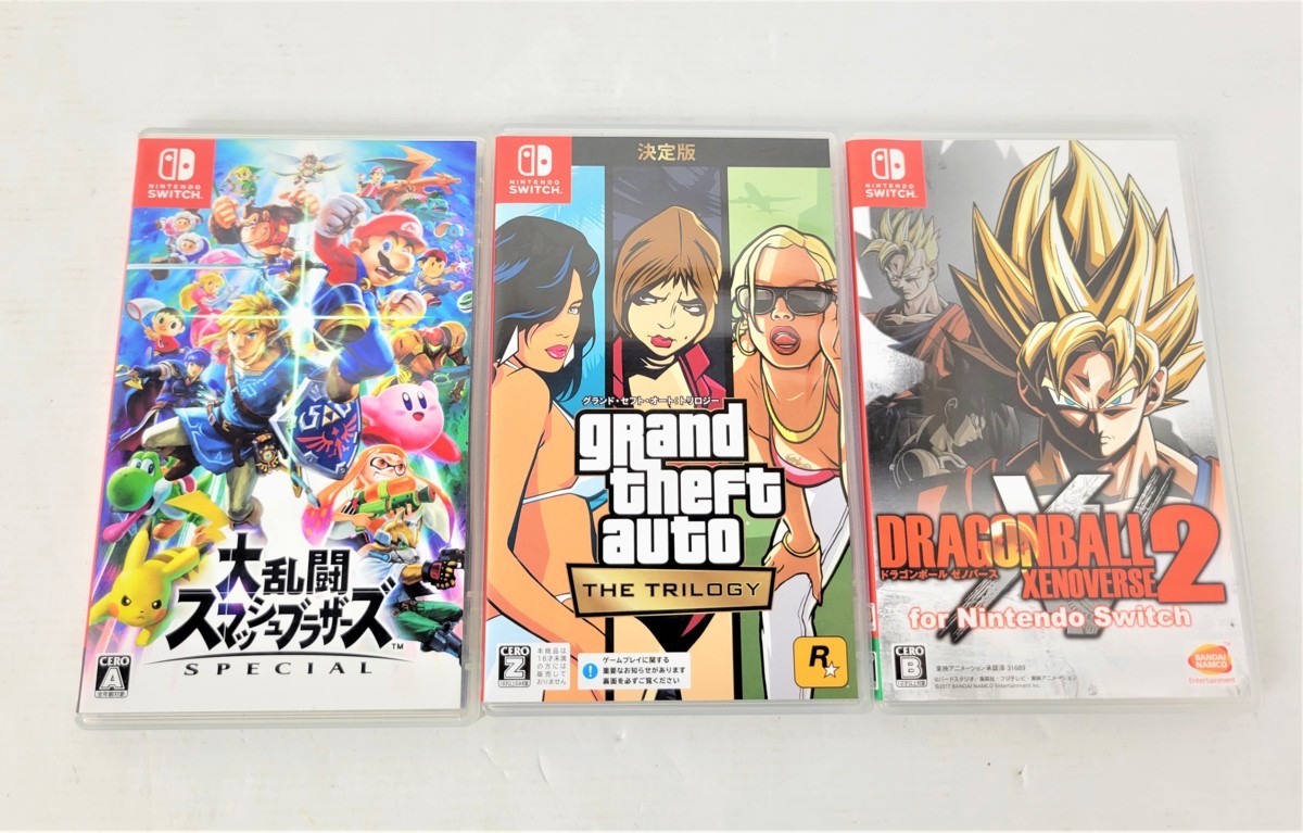 中古】ニンテンドー Switch スイッチ ソフト まとめ【029-220820-TS-07