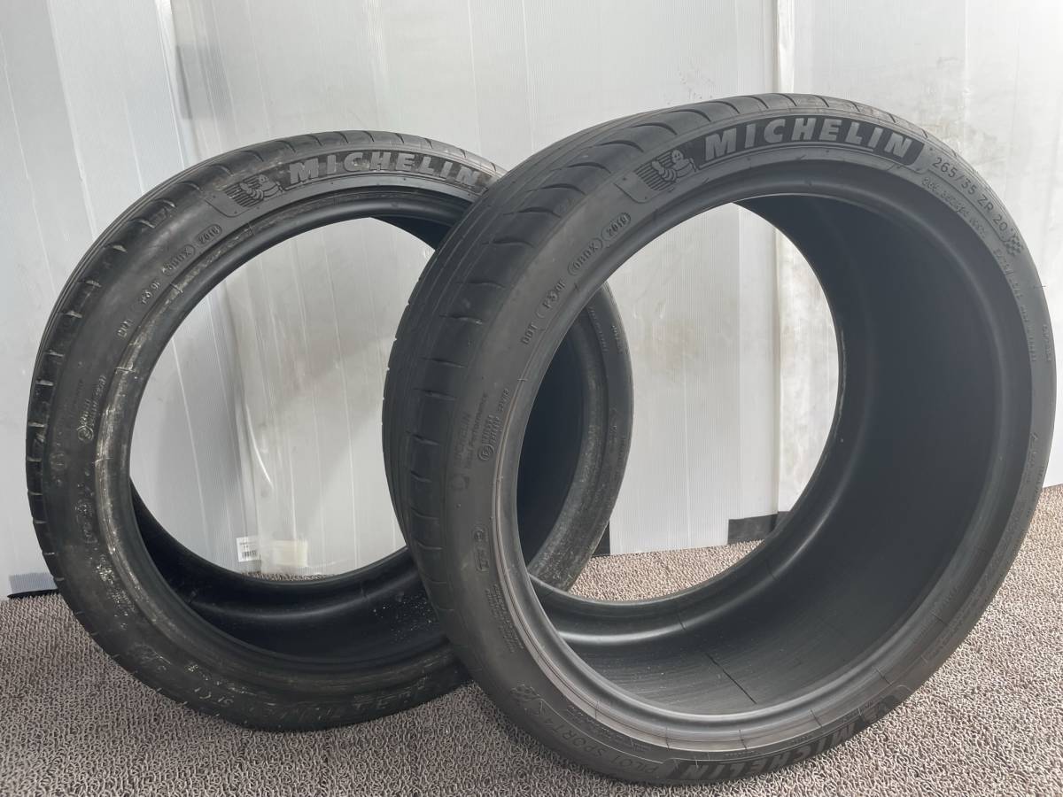 265/35R20 99Y MICHELIN PILOTSPORT4S 2本セット ミシュラン パイロットスポーツ4S【/中古/埼玉より発送】