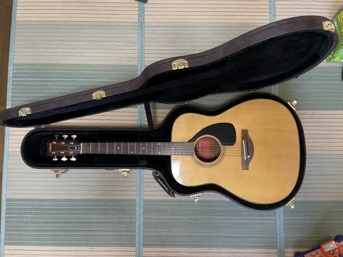 YAMAHAFG-740 アコースティックギター 劣化・シミあり ハードケース付