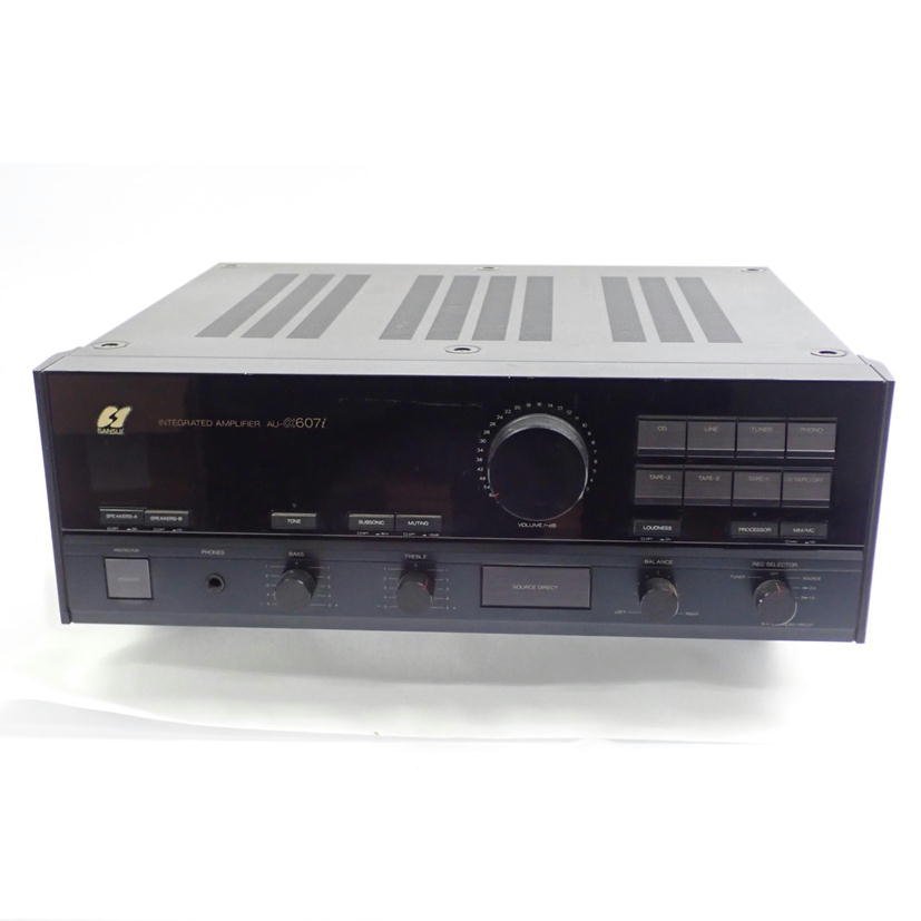 1円ジャンクSansui サンスイ ⁄ プリメインアンプ⁄AU-α607i⁄62