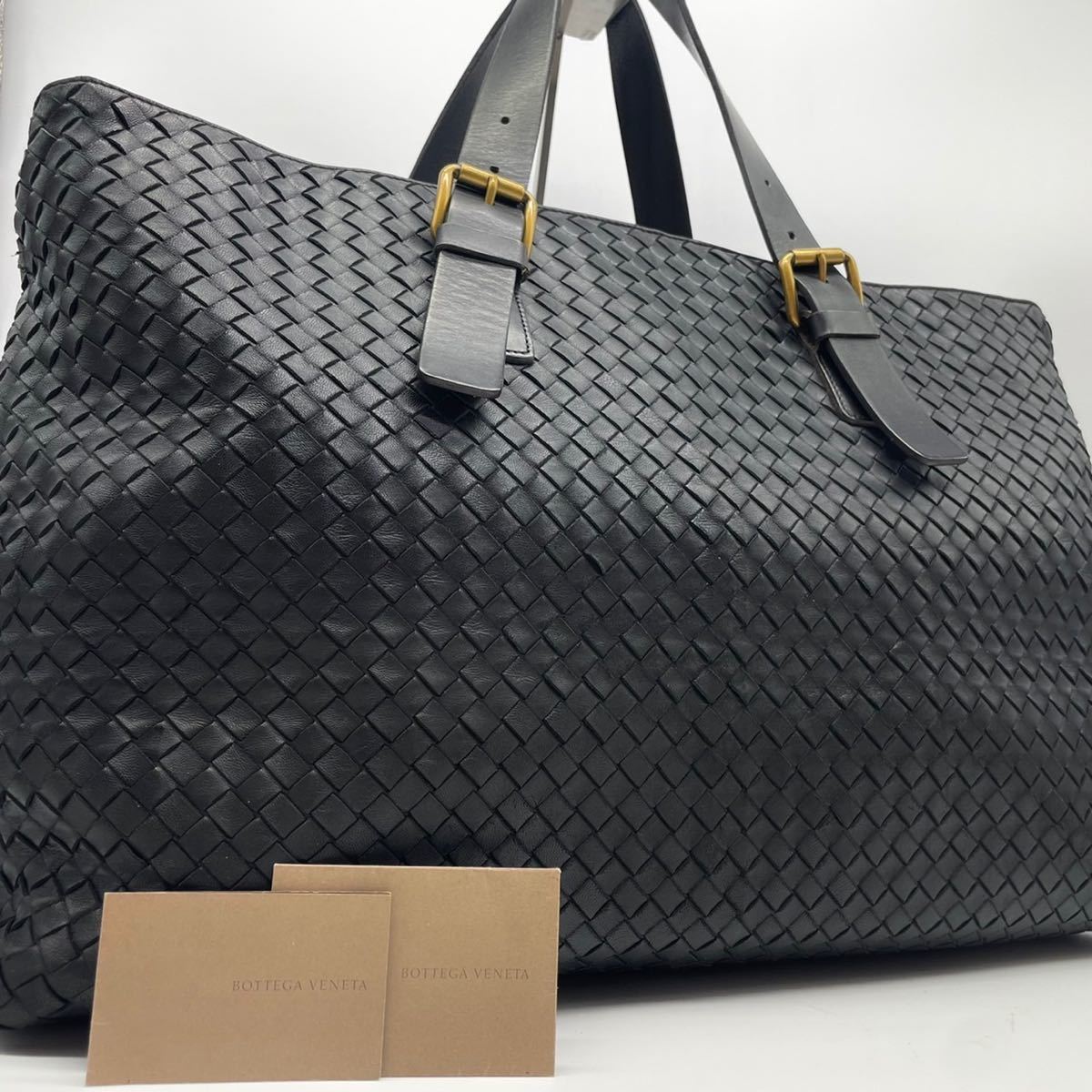 1円《極美品》定価48万 BOTTEGA VENETA ボッテガヴェネタ ラージ 