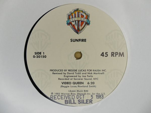 ダンカン ラプター（Rewind ver. 未開封） ⁄ Queen Sunfire For - Lovin' Your Late Too Never Video Vinyl