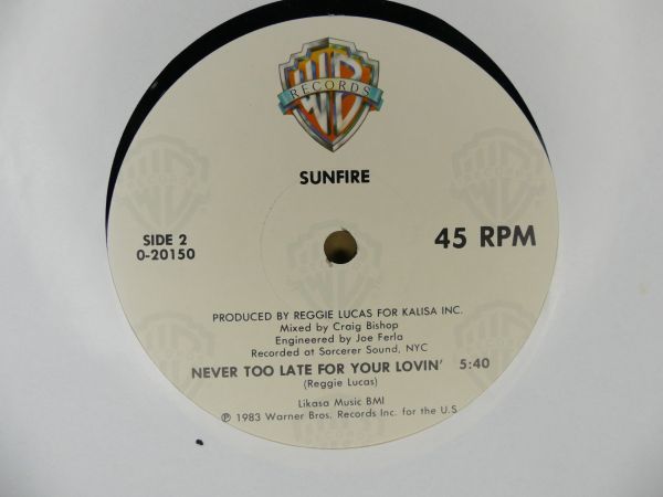 THE SWEETEST ACHE IF I COULD SHINE レア ⁄ Queen Sunfire For - Lovin' Your Late Too Never Video Vinyl