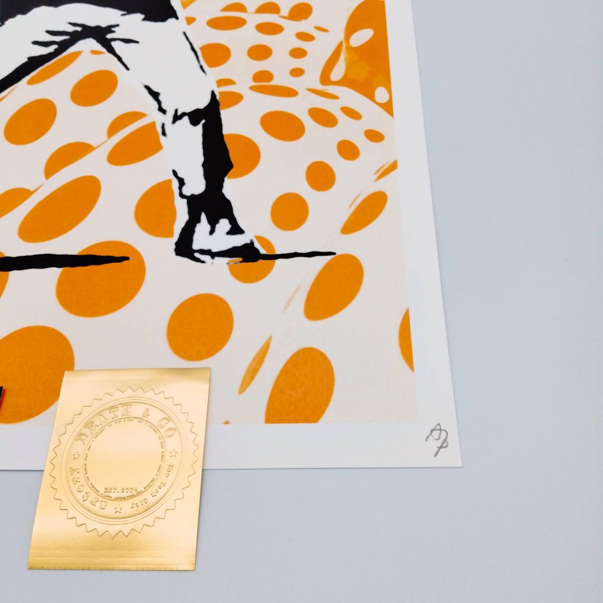 DEATH NYC 世界限定100枚 アートポスター Banksy バンクシー 草間彌生