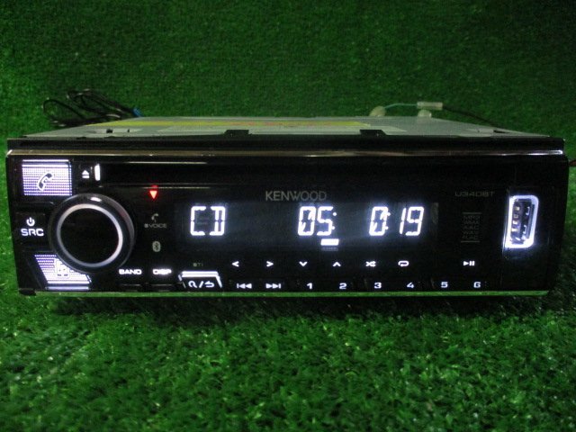 KENWOOD U340BT CDレシーバー 1DIN 【動作確認点検済】 CDプレーヤー