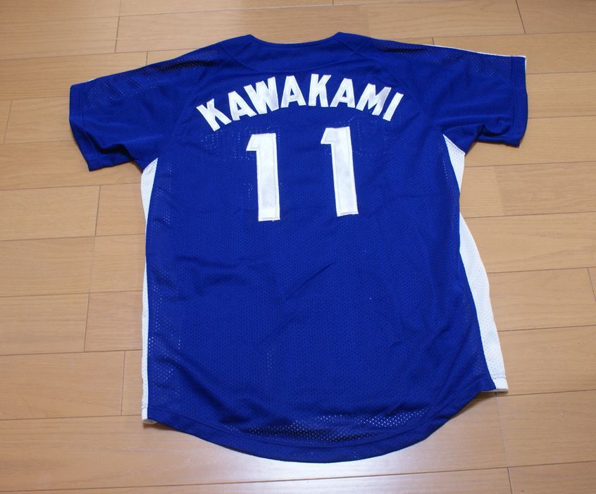 数量限定，新作 ミズノ製 中日ドラゴンズ 川上 憲伸 #11 ユニフォーム