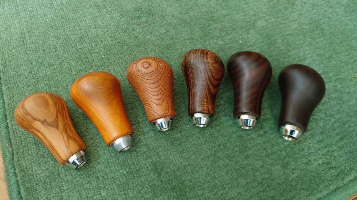 無垢材 ウッドシフトノブ ハンドメイド オーダーメイドシフトノブ 