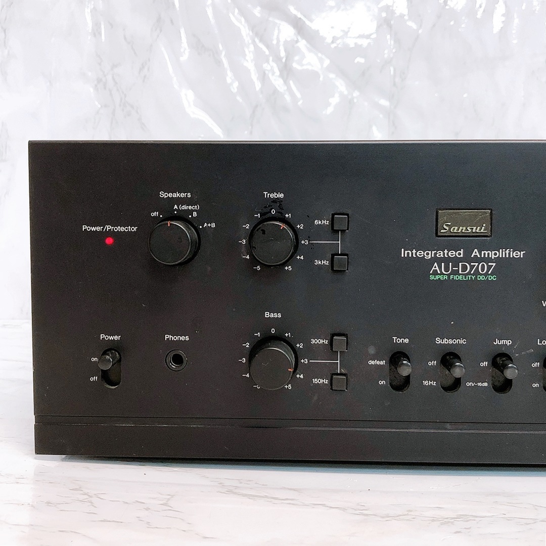 通電OK！Sansui サンスイ AU-D707 プリメインアンプ 動作未確認