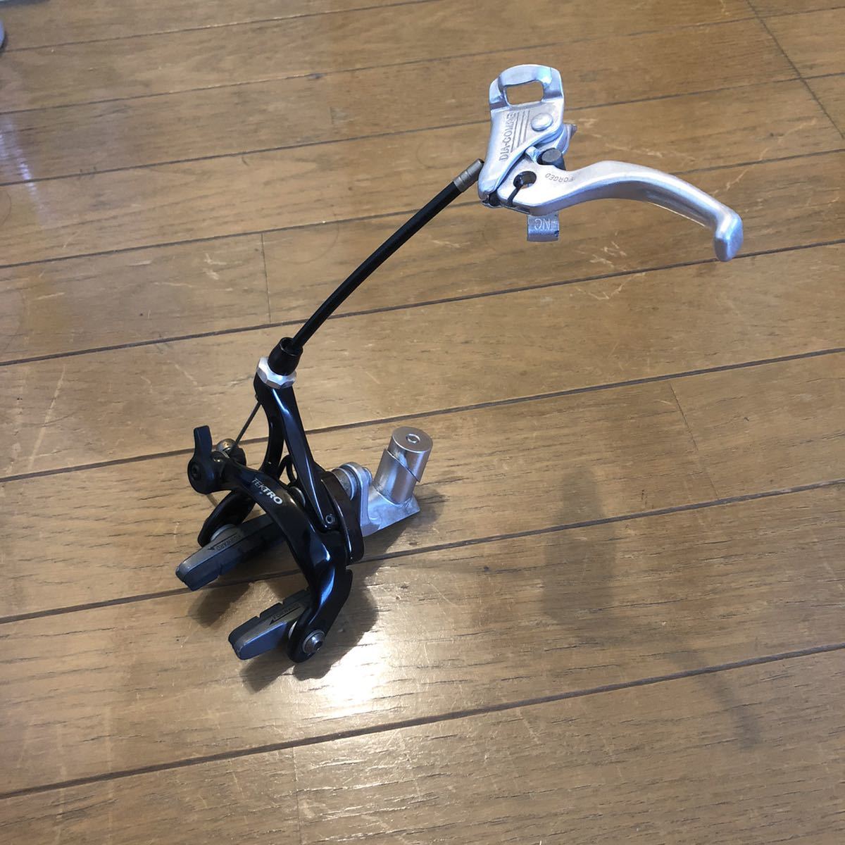 NJSピスト用 801フロントブレーキ台座 ブレーキ レバーセット