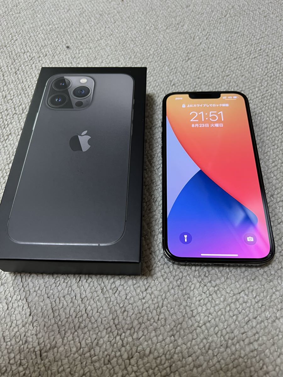 22/5月購入 Apple care+付（24/5月迄）SIMフリーiPhone13 Pro 1T