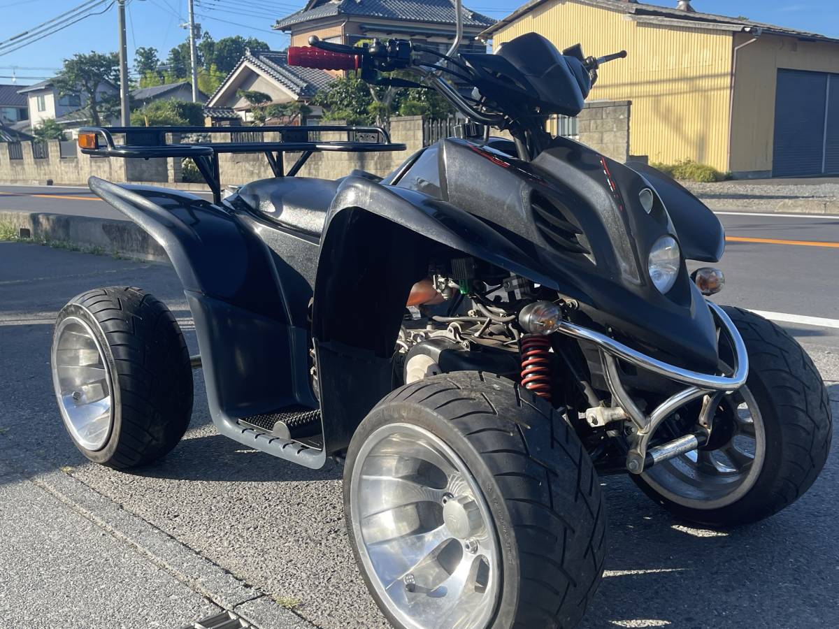 DINLI 4輪バギー 四輪 50cc AT バック付き ミニカー登録 黒 