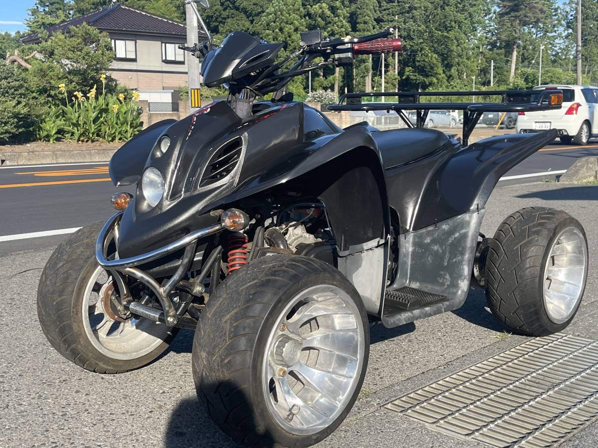 DINLI 4輪バギー 四輪 50cc AT バック付き ミニカー登録 黒 
