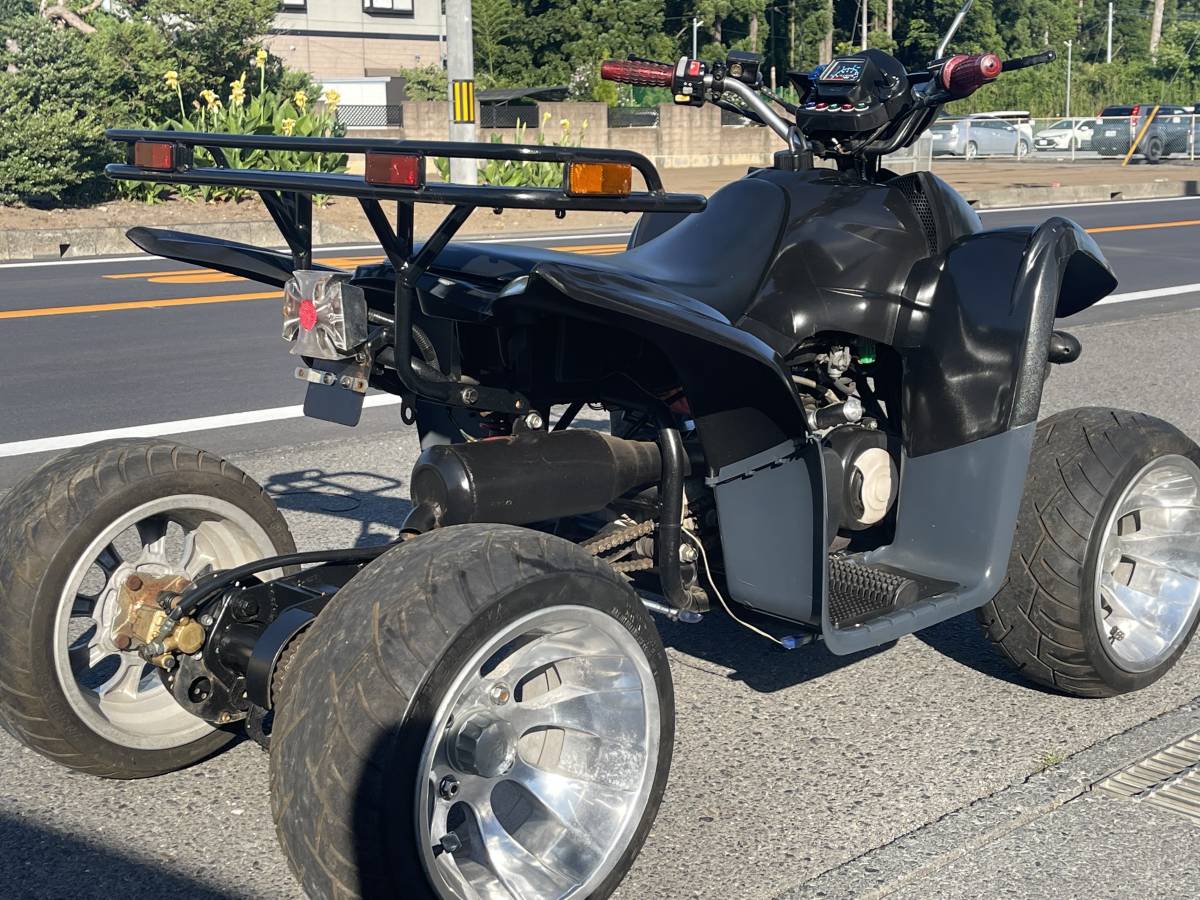 DINLI 4輪バギー 四輪 50cc AT バック付き ミニカー登録 黒 