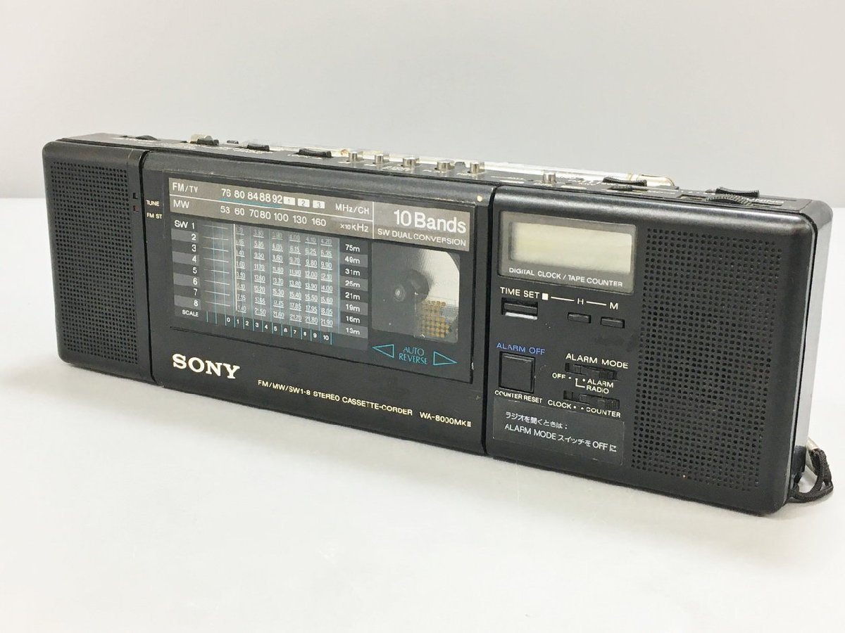 ジャンク☆SONY ソニー WA-8000MK II ラジオ FM/MW/SW1-8 カセット
